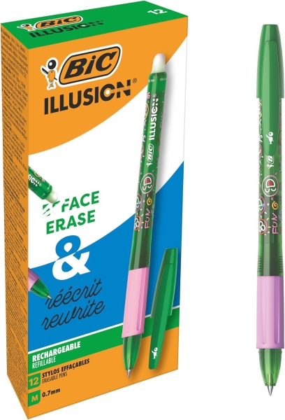 Bic Illusions Penna cancellabile - Punta media da 0