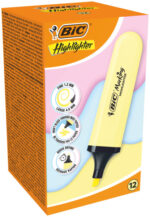 Bic Marking Highlighter Flat Evidenziatore fluorescente - Punta smussata - Tratto tra 1