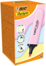 Bic Marking Highlighter Flat Evidenziatore fluorescente - Punta smussata - Tratto tra 1
