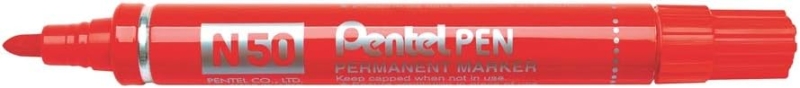 Pentel Pen N50 Pennarello permanente - Punta da 4 Pentel Pen N50 Pennarello permanente - Punta da 4