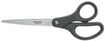 Leitz Forbici in acciaio inossidabile 18 cm - Rivestimento in titanio - Impugnatura ergonomica - Colore grigio