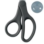 Leitz Forbici in acciaio inossidabile 18 cm - Rivestimento in titanio - Impugnatura ergonomica - Colore grigio - immagine 4