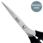 Forbici Leitz in acciaio inossidabile da 20 cm - Impugnatura ergonomica - Colore nero - immagine 3