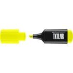 Faber-Castell TXTLNR Confezione da 4 pennarelli fluorescenti - Punta smussata - Tratto da 1, 2 e 5 mm - Inchiostro a base d'acqua - Colori neon assortiti - immagine 3