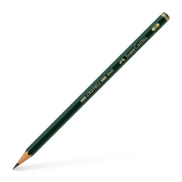 Faber-Castell Castell 9000 Matita di grafite 2B - Mina resistente alla rottura - Ecologica