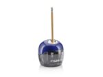 Dahle 250 Temperamatite elettrico - Per matite da Ø 8 mm - Ampio contenitore trasparente - Alimentazione a batterie AA - Colore: blu - immagine 2