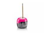 Tappacarte elettrico Dahle 250 - Per matite da Ø 8 mm - Ampio contenitore trasparente - Alimentazione a batterie AA - Colore rosa - immagine 2