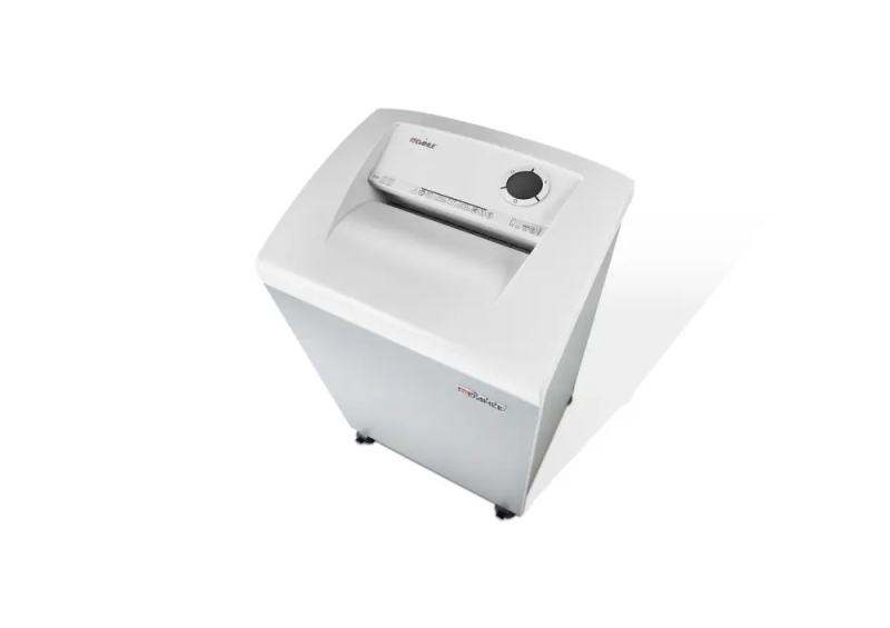 Dahle 306 Team Distruggidocumenti manuale a taglio in particelle P-3 - Distrugge fino a 20 fogli - Cestino da 60 L - Ruote girevoli con freno - Colore bianco