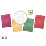 Golden Confezione da 10 quaderni a spirale 80 fogli 60 g quadretti - Formato Folio - Copertina normale plastificata - Colori assortiti