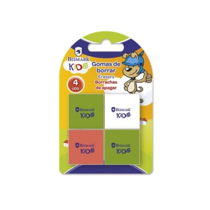 Bismark Kids Confezione da 4 elastici quadrati 2