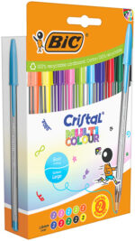 Bic Cristal Multicolour Confezione da 20 penne a sfera - Punta 1