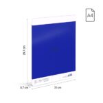 Milan Nata 624 Confezione da 3 quaderni rilegati in formato A4, lisci - 48 fogli da 95 g/m² - Microperforati - Colori assortiti - immagine 4