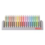 Stabilo Swing Cool Set da tavolo con 18 pennarelli fluorescenti - Corpo piatto - Punta smussata - Tratto tra 1 e 4 mm - Inchiostro a base d'acqua - Antisecante - Colori assortiti - immagine 3
