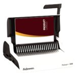 Fellowes Pulsar+ 300 Rilegatrice manuale A4 per spirale in plastica - Perforazione fino a 20 fogli - Rilegatura fino a 300 fogli