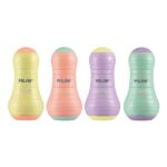 Milan Sway Pastel Espositore da 12 temperamatite con gomma da cancellare - Temperamatite con serbatoio e lama di sicurezza - Colori assortiti - immagine 2