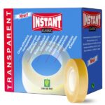 Instant Classic Nastro adesivo trasparente 12 mm x 33 m - Senza PVC - Trasparente