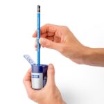 Staedtler 512 Temperamatite a 2 fori con contenitore - Per matite da 8,2 mm e 10,2 mm - Colore blu - immagine 4