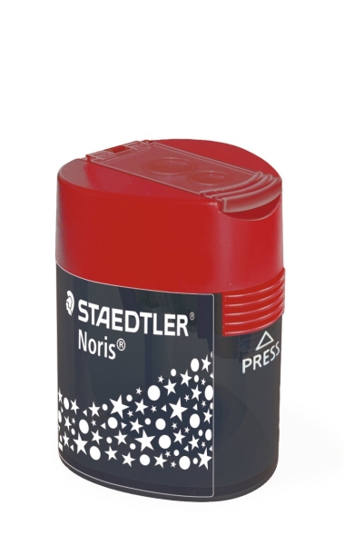 Staedtler 512 F Temperamatite a 2 fori con contenitore - Per matite da 8