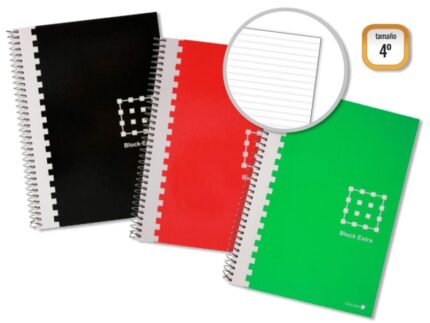 Golden Quaderno a spirale 4º 80 fogli 60 g Righe da 3