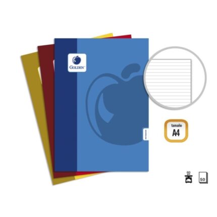 Golden Basic Pack da 10 quaderni cuciti A4
