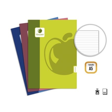 Golden Basic Pack da 10 quaderni cuciti A5