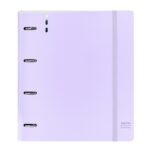 Safta Raccoglitore a 4 anelli - PP Foam - Anelli da 35 mm - Include 100 fogli A4 - 27x32x4 cm - Colore lavanda