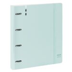 Safta Raccoglitore a 4 anelli - PP Foam - Anelli da 35 mm - Include 100 fogli A4 - 27x32x4 cm - Colore azzurro - immagine 3