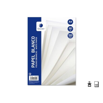 Golden Quaderno da 100 fogli 80 g liscio - Formato A4