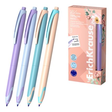Erichkrause Bloom TipFlow Matic Pastel Penna a sfera retrattile - Punta da 0