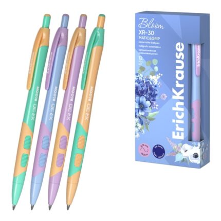 Erichkrause Bloom XR-30 Matic&Grip Pastello Penna a sfera retrattile - Punta da 0