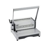 GBC CombBind CB25 Pro Rilegatrice manuale a spirale - Rilegazione fino a 500 fogli A4 - Perforazione fino a 25 fogli - Veloce e facile da usare - Colore argento