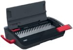 GBC CombBind CB12 Rilegatrice manuale a spirale - Rilegazione fino a 165 fogli A4 - Può perforare fino a 14 fogli - Veloce e facile da usare - Colore nero