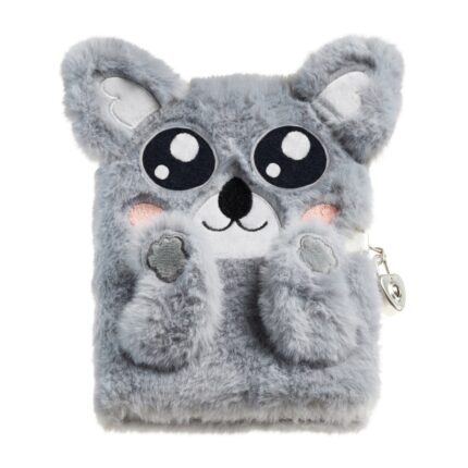 Miquel Rius Back2Fun Diario Segreto Peluche Koala - 80 fogli a righe di carta da 80 g - Chiusura con chiave