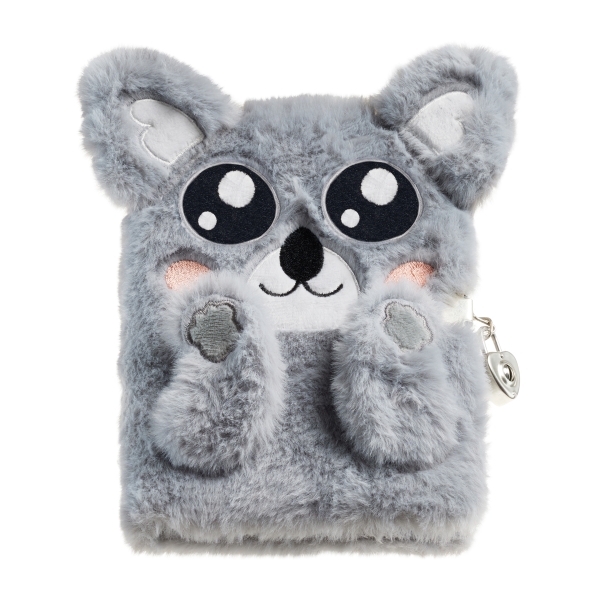 Miquel Rius Back2Fun Diario Segreto Peluche Koala - 80 fogli a righe di carta da 80 g - Chiusura con chiave Miquel Rius Back2Fun Diario Segreto Peluche Koala - 80 fogli a righe di carta da 80 g - Chiusura con chiave