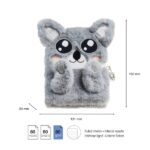 Miquel Rius Back2Fun Diario Segreto Peluche Koala - 80 fogli a righe di carta da 80 g - Chiusura con chiave - immagine 3