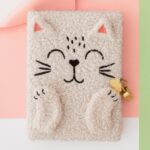 Miquel Rius Back2Fun Diario segreto peluche gatto - 80 fogli a righe di carta da 80 g - Chiusura con chiave - immagine 2