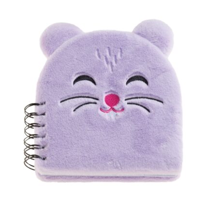 Miquel Rius Back2Fun Quaderno di peluche Hamster - 160 fogli a righe di carta 80 g/m² - Risguardi stampati e prima pagina con copertina