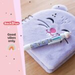 Miquel Rius Back2Fun Quaderno di peluche Hamster - 160 fogli a righe di carta 80 g/m² - Risguardi stampati e prima pagina con copertina - immagine 2