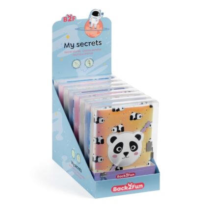 Miquel Rius Back2Fun Espositore con 9 diari segreti olografici - 3 per ogni modello: unicorno