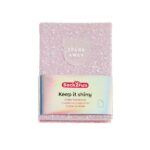 Miquel Rius Back2Fun Quaderno rilegato con copertina rosa glitterata e patch in silicone - 96 fogli lisci di carta da 100 g/m2 - immagine 5