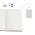 Miquel Rius Back2Fun Quaderno rilegato con copertina glitterata bianca e patch in silicone - 96 fogli a righe in carta da 100 g/m2 - immagine 2
