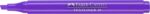 Faber-Castell Textliner 38 Pennarello fluorescente - Corpo sottile - Punta smussata - Tratto spesso e sottile - Inchiostro a base d'acqua - Colore viola - immagine 2