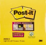 Post-It Super Sticky Confezione da 350 foglietti adesivi riposizionabili - 76x76 mm - 100% PEFC - Colore giallo - immagine 2