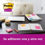 Post-It Super Sticky Confezione da 350 foglietti adesivi riposizionabili - 76x76 mm - 100% PEFC - Colore giallo - immagine 5