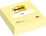 Blocco Post-It da 300 foglietti adesivi riposizionabili - Forma quadrata - 101x101 mm - Colore giallo chiaro