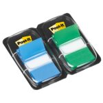Post-It Index Confezione da 2 dispenser con 100 segnalibri riposizionabili - Forma rettangolare - Colori assortiti - immagine 2