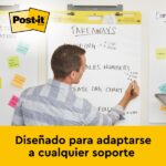 Post-It Super Sticky Blocco da 180 fogli per riunioni - Forma rettangolare - 635x762 mm - Colore bianco - immagine 4
