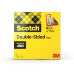 Nastro biadesivo Scotch - 19 mm x 33 m - Colore trasparente