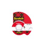 Nastro adesivo Scotch Crystal 12 mm x 10 m - Dispenser incluso - Supertrasparente