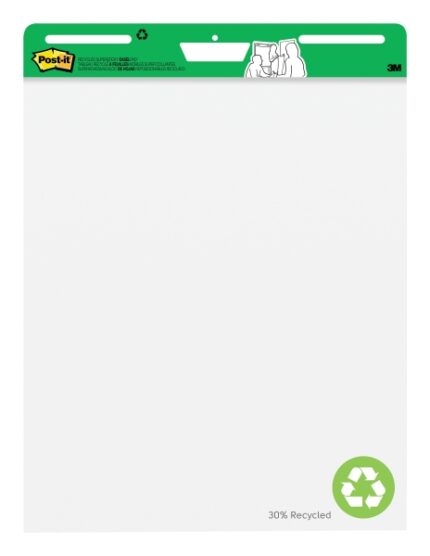 Post-It Super Sticky Confezione da 2 blocchi per riunioni - 30 fogli per blocco - Forma rettangolare - 635 x 762 mm - Colore bianco